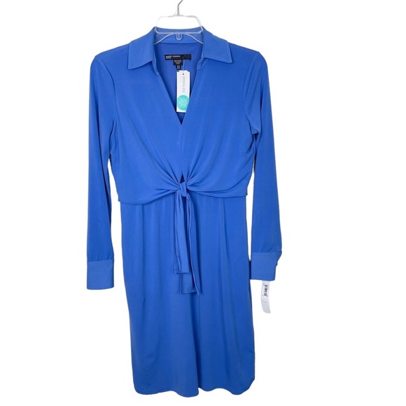 Stitch Fix l Maggy London Collared Tie Front Shirt Dress, 0P - Picture 5 of 10